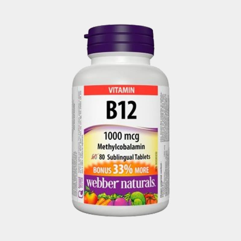Vitamín B12 1000mcg Metylkobalamin BONUS