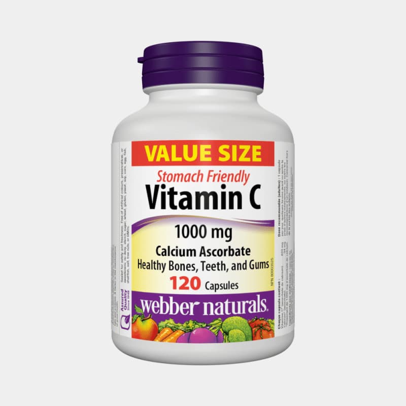 Vitamín C 1000mg, Vápnik