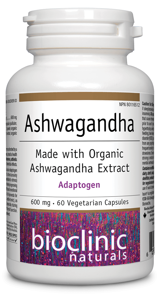 Ashwagandha 600 mg - Bioclinic Naturals – obrázok 2