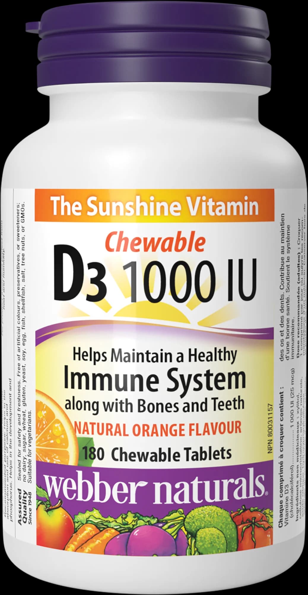 Vitamín D3 1000 IU cmúľací – obrázok 2