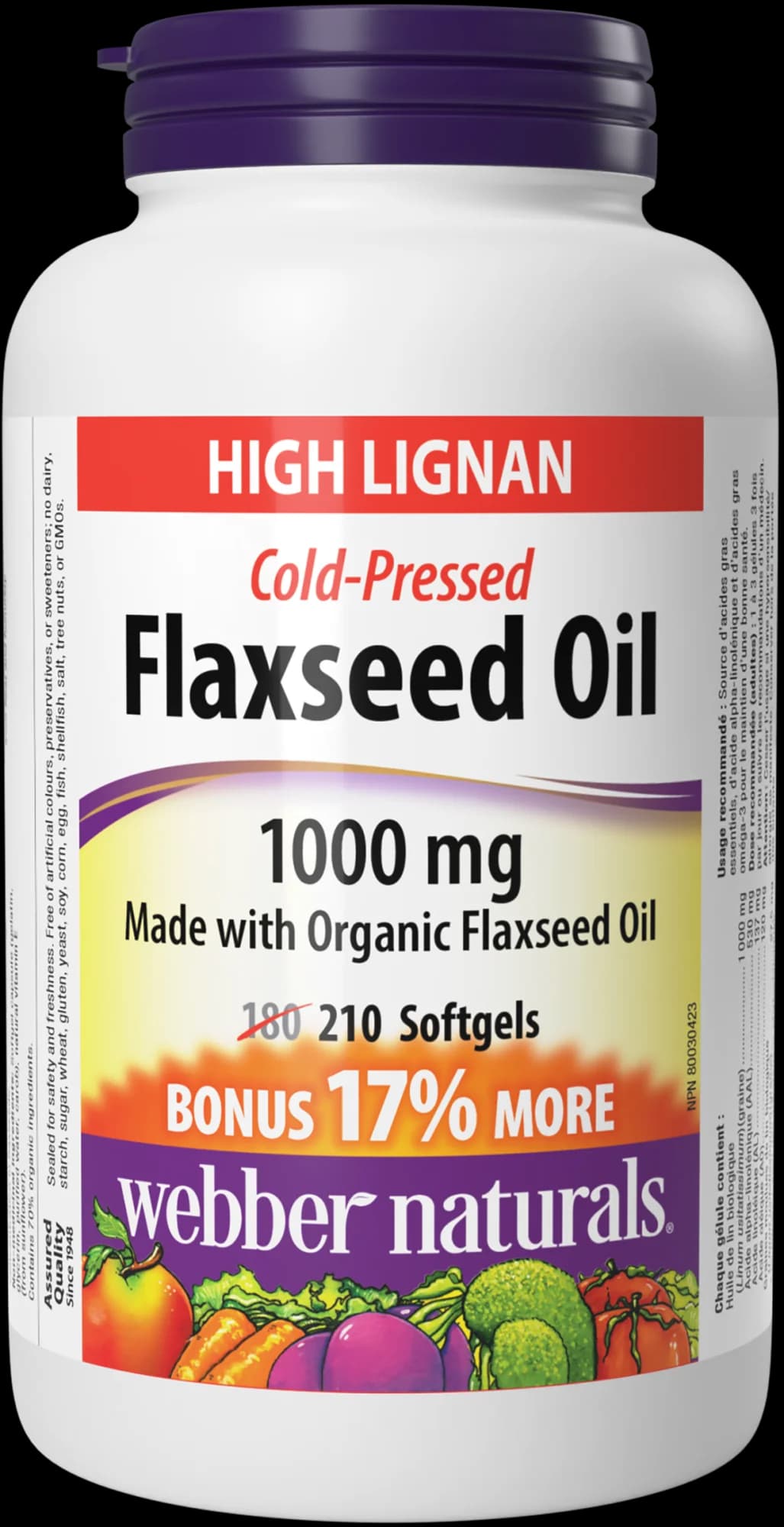 Ľanový olej 1000mg Bonus – obrázok 2