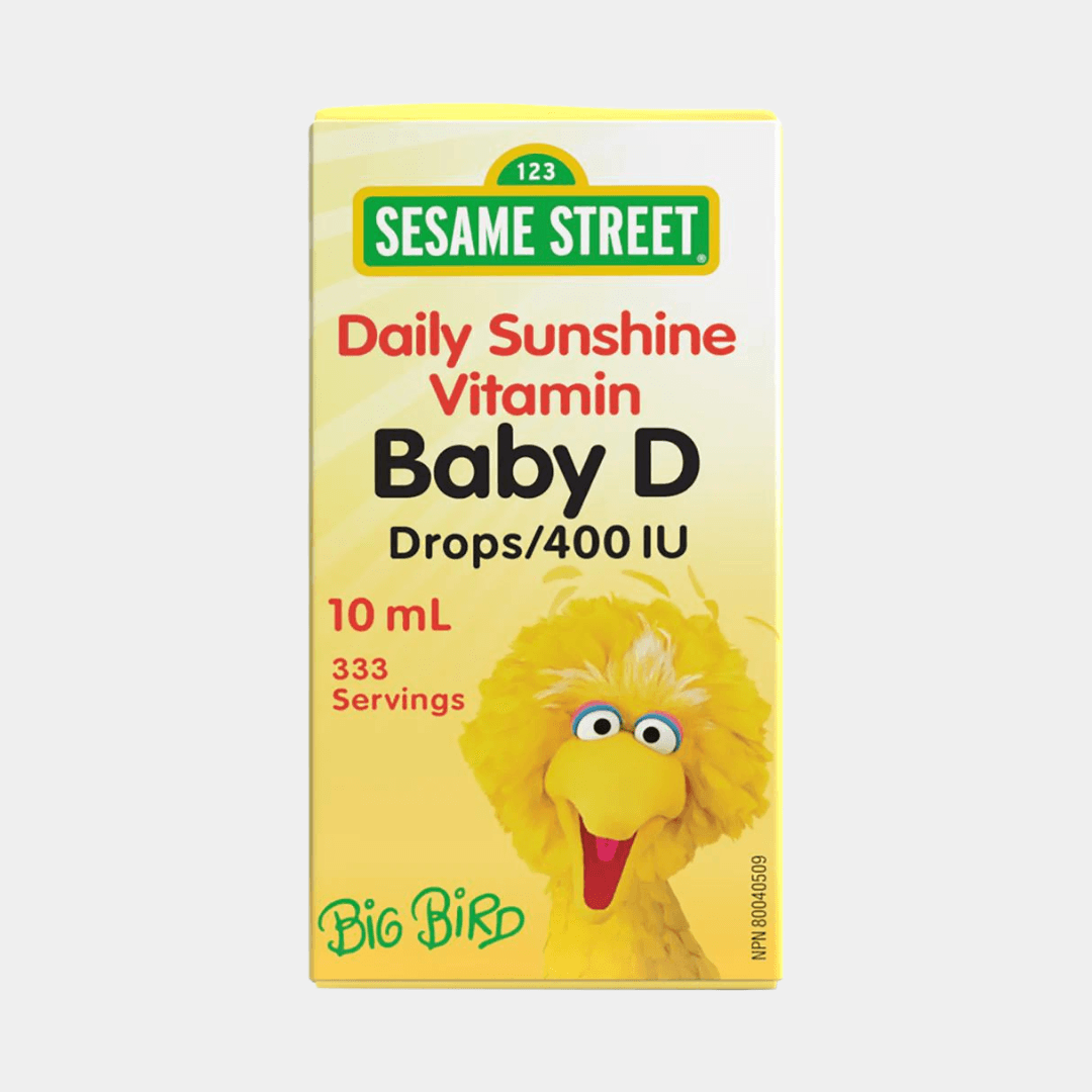Sesame Street® Vitamín D3 kvapky pre dojčatá a deti