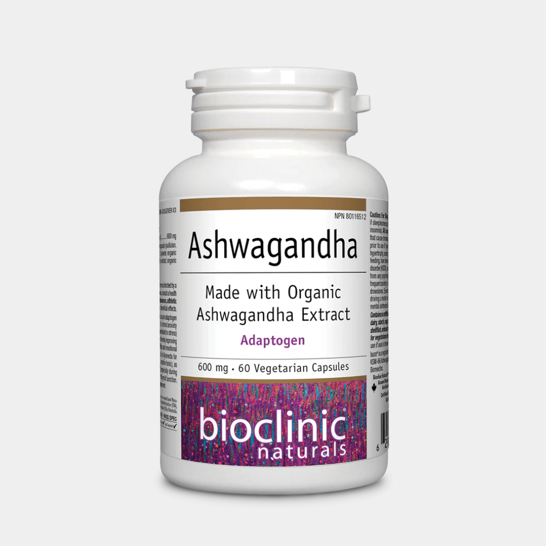 Ashwagandha 600 mg - Bioclinic Naturals