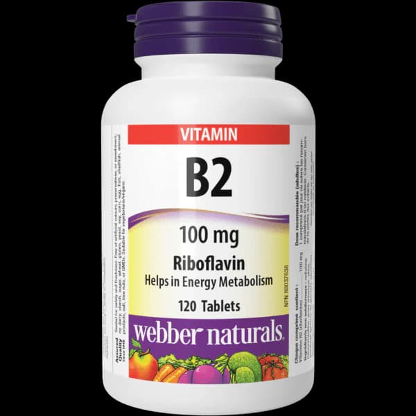 Vitamín B2 100 mg – obrázok 2