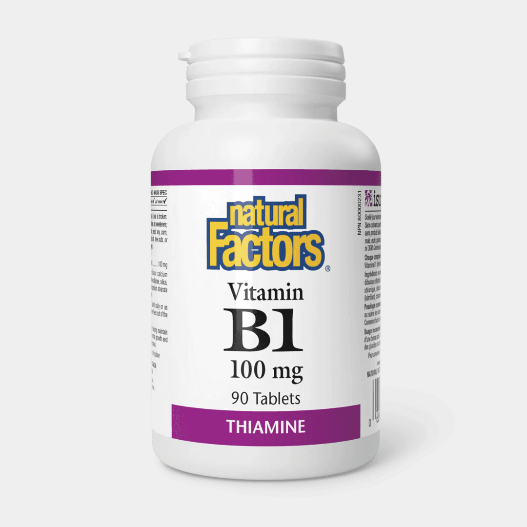 Vitamín B1 100 mg (tiamín) - Natural Factors