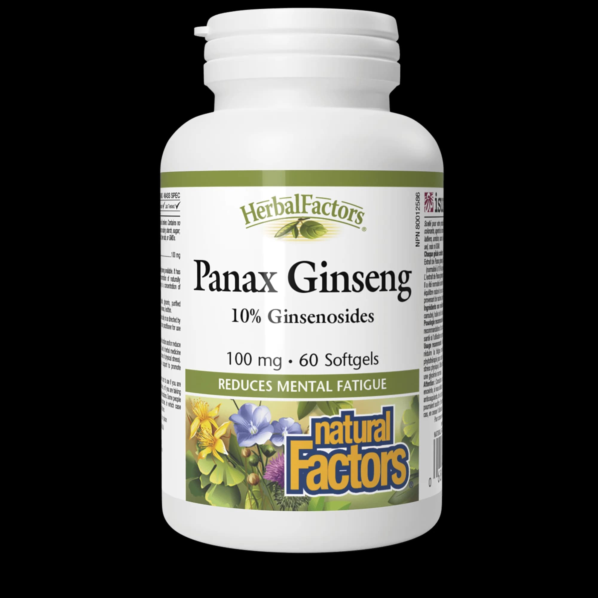Panax ženšen 100 mg - Natural Factors – obrázok 2