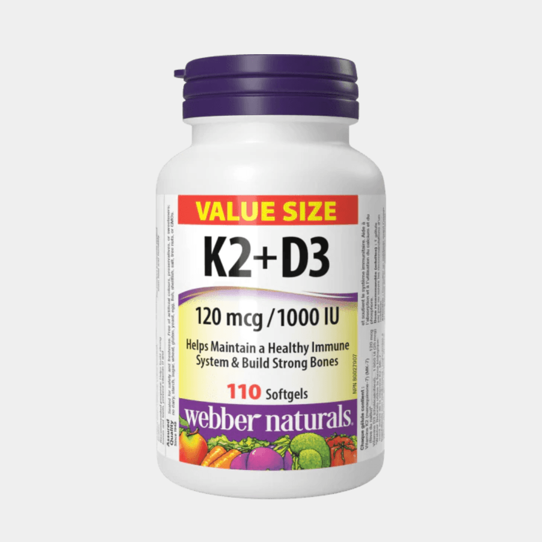 Vitamín K2 + D3 120 mcg/1000 IU