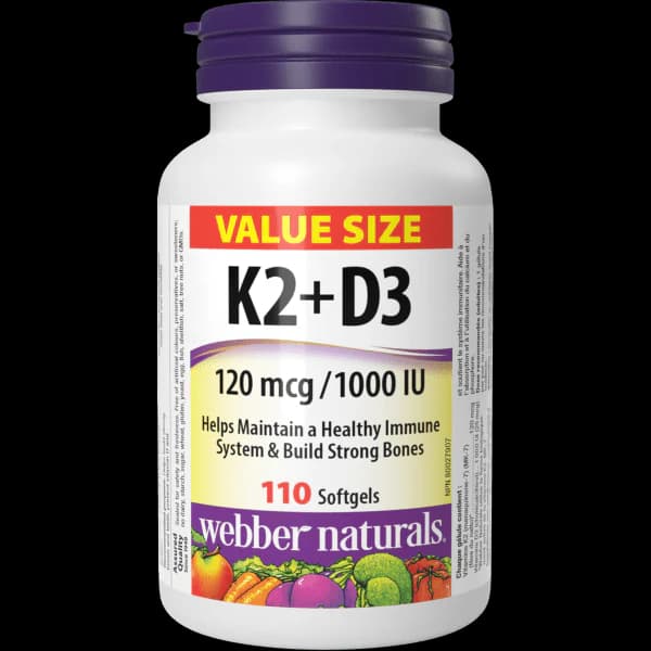 Vitamín K2 + D3 120 mcg/1000 IU – obrázok 2