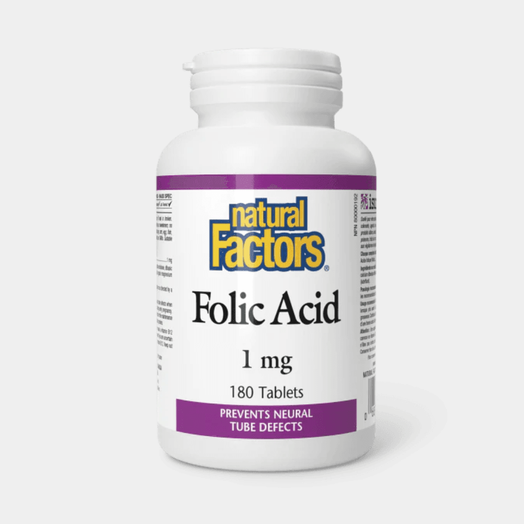 Kyselina listová (folát) 1 mg - Natural Factors